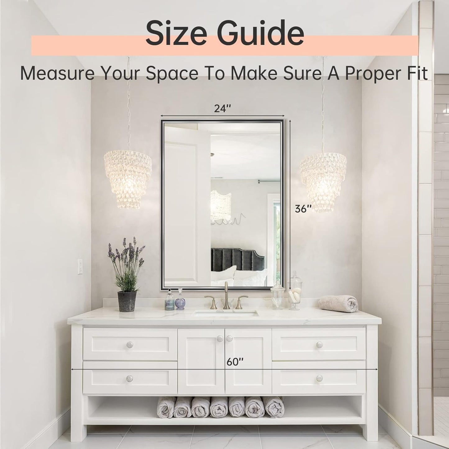 Funtouch Bathroom Mirror for Wall