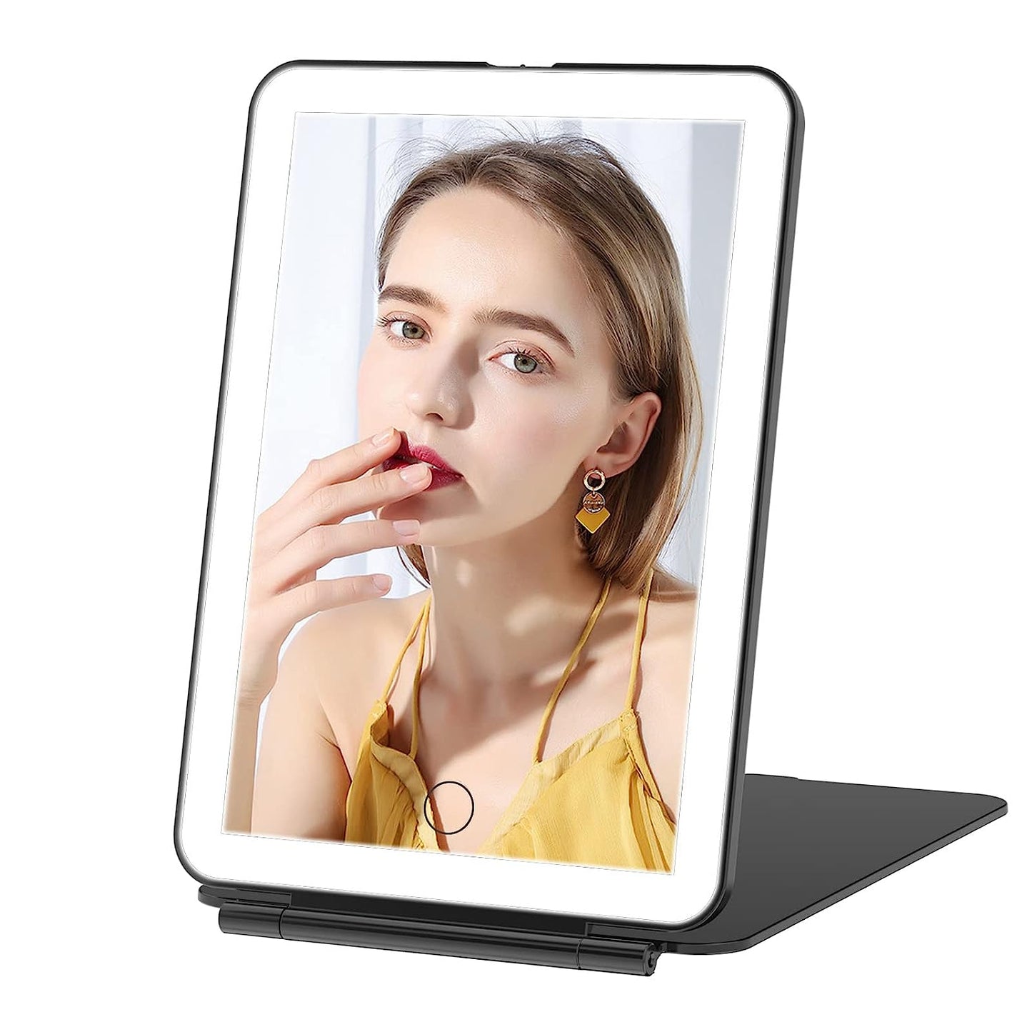 FUNTOUCH Portable LED Lighted Makeup Mirror