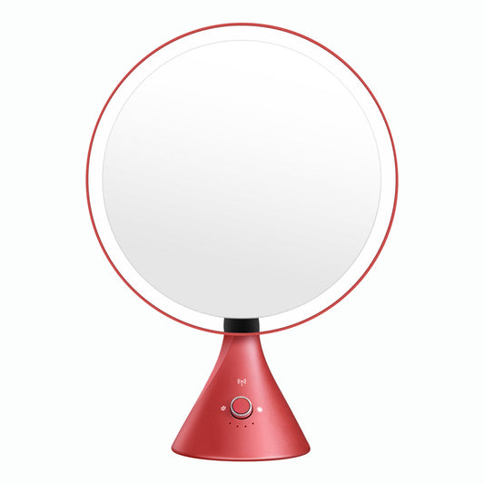 9" Round Sensor Makeup Mirror, Vanity Mirror with Lights, Adjustable Knob, Memory Function，Cordless