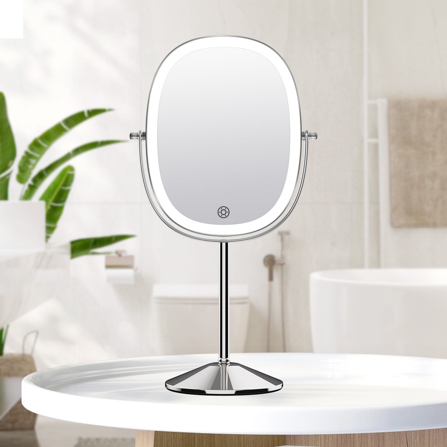 Funtouch 1X/7X Magnifying Makeup Mirror