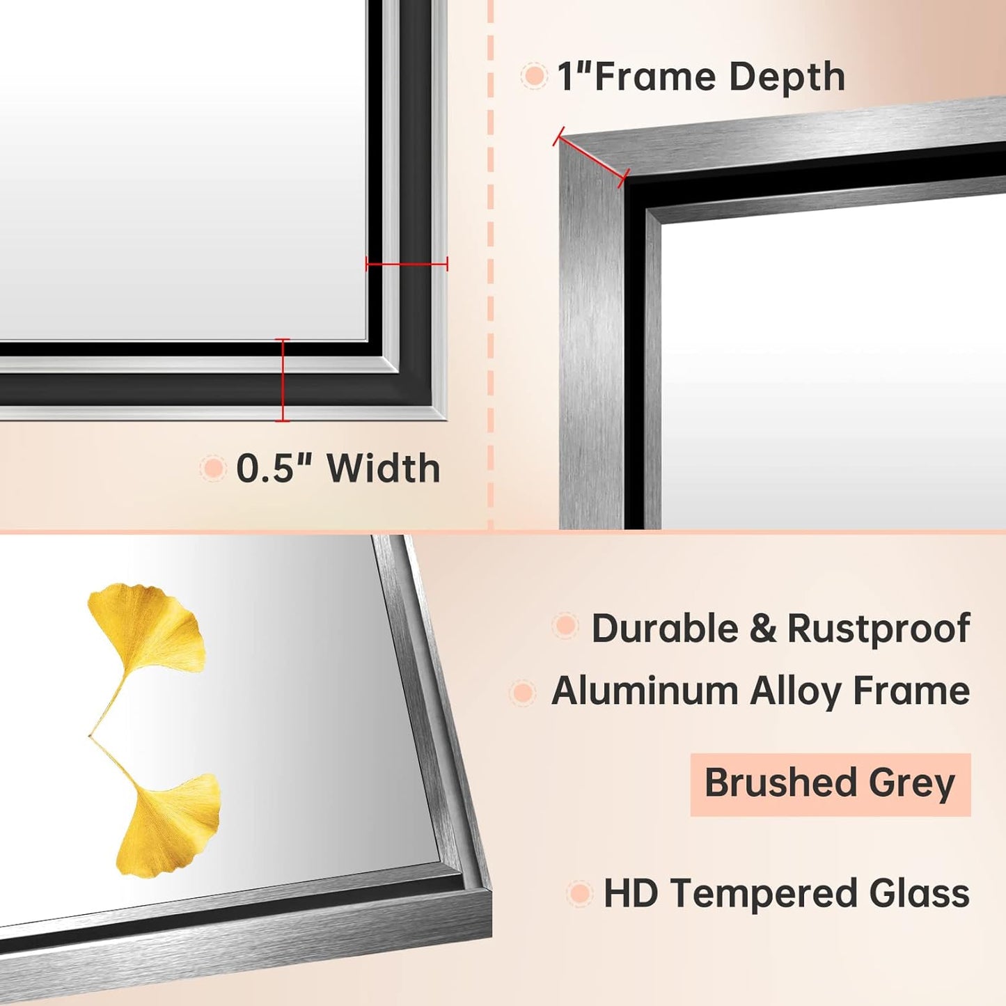 Funtouch Bathroom Mirror for Wall